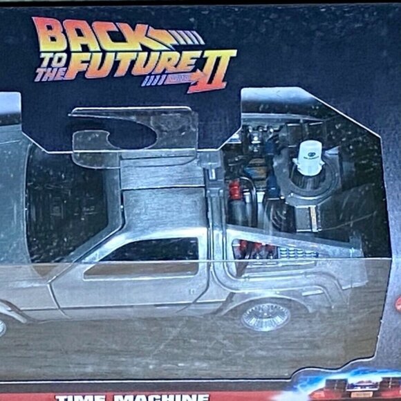 Jada Toys Back To The Future ll Time Machine Hollywood Rides 1/32 Model NIP 2022 - Picture 5 of 10